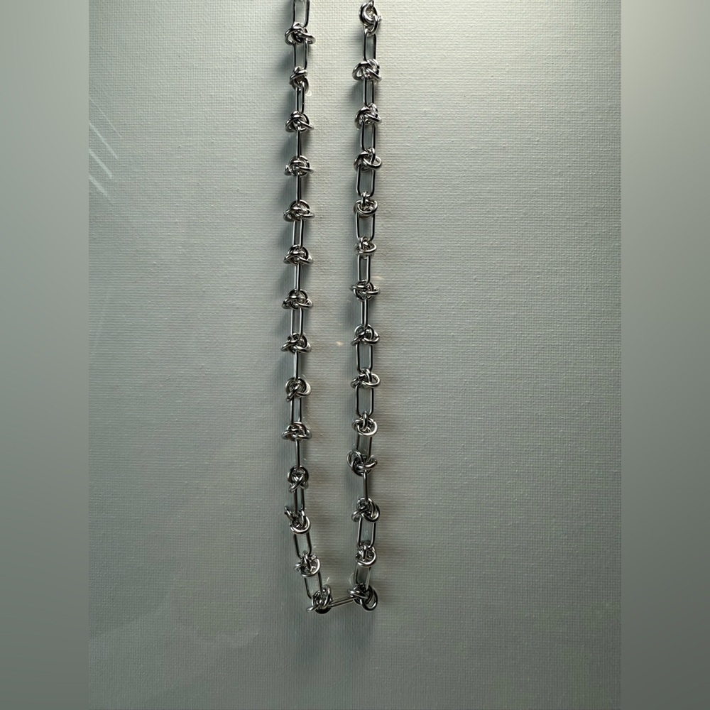 Elegant Silver Chain Necklace and Bracelet SET - Picture 13 of 13